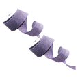 thumbnail image 1 of Purple Burlap Ribbon With Wire Edges, 1.6 Inch Faux Linen Craft Ribbon for Wreaths and Bows, 2 Rolls, 1 of 6