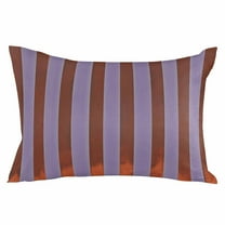 Purple Burnt Orange Striped Throw Pillow Cover 12 x 20 Inch Decorative Pillow Cover Minimalist Stripe Farmhouse Lumbar Pillowcase Seasonal Rectangle Cushion Case for Couch Sofa Bed Living Room