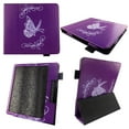 thumbnail image 1 of Purple Butterfly Case for All-New Kindle Oasis 7 Inch (10th Gen, 2019 Release) - Premium Lightweight PU Leather Slim Sleeve Cover with Auto Sleep/Wake for Amazon Kindle Oasis 2019 E-Reader with Stylus, 1 of 2