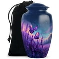 thumbnail image 1 of Purple Butterfly Cremation Urn for Human Ashes - Urn for Human Ashes for Adult Male & Female -Cremation Urns for Adult Men & Women - Funeral Decorative Urns - Size 10 Inch, 1 of 3