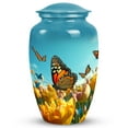 thumbnail image 1 of Purple Butterfly Cremation Urns Large Adult - Cremation Memorial Urn - Cremation Urn Human Ashes - Butterfly Urn For Human Remains - Urns For Human Ashes Adult Female Mom (Size -10Inch), 1 of 5