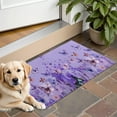 thumbnail image 1 of Purple Butterfly Flower Pattern Door Rugs,Washable Non Slip Door Mats Indoor,Decorative Door Mats,Entry Mat Indoor for Entrance,Bedroom,Kitchen,Bathroom,16"x24", 1 of 6