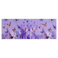 thumbnail image 1 of Purple Butterfly Flower Pattern Kitchen Rug Mat,Kitchen Runner Rugs Non Skid Washable,Decorative Kitchen Floor Mats for Kitchen,Sink,Laundry,17"X47", 1 of 5