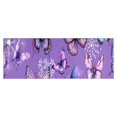 thumbnail image 1 of Purple Butterfly Flower Pattern Kitchen Rug Mat,Kitchen Runner Rugs Non Skid Washable,Decorative Kitchen Floor Mats for Kitchen,Sink,Laundry,17"X47", 1 of 5