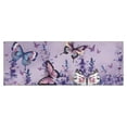 thumbnail image 1 of Purple Butterfly Flower Pattern Kitchen Rug Mat,Kitchen Runner Rugs Non Skid Washable,Decorative Kitchen Floor Mats for Kitchen,Sink,Laundry,17"X47", 1 of 5