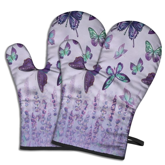 Purple Butterfly Flower Pattern Shower Curtain OneSize ,Bathroom Decorative Shower Curtains Set with 12 Hooks,Modern Waterproof Washable Shower Curtain