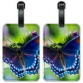 thumbnail image 1 of Purple Butterfly - Luggage ID Tags / Suitcase Identification Cards - Set of 2, 1 of 5
