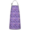 thumbnail image 1 of Purple Butterfly Pattern Apron-Garden Aprons for Women with Pockets-Cotton Linen Waterproof Kitchen Cooking Gardening Aprons Adjustable for Kitchen,Cooking,BBQ and Salon 33x27 Inch, 1 of 7