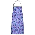 thumbnail image 1 of Purple Butterfly Pattern Apron-Garden Aprons for Women with Pockets-Cotton Linen Waterproof Kitchen Cooking Gardening Aprons Adjustable for Kitchen,Cooking,BBQ and Salon 33x27 Inch, 1 of 7