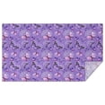 thumbnail image 1 of Purple Butterfly Pattern Rectangle Tablecloth 60"x102",Waterproof Polyester Rectangle Table Cloth, Wipeable Spillproof Polyester Tablecloth for Dining, Camping, Indoor and Outdoor, 1 of 6