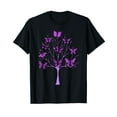 thumbnail image 1 of Purple Butterfly Tree of Life Butterflies T-Shirt, 1 of 5