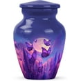thumbnail image 1 of Purple Butterfly Urns for Human Ashes - Mini Urns for Human Ashes Keepsake - Human Remains Urn - Small Keepsake Urn - Size 3 Inch Set of 1, 1 of 2