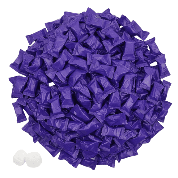 Tree Treasures Purple Buttermints, Individually Wrapped Soft Mint Candy, 110 Count
