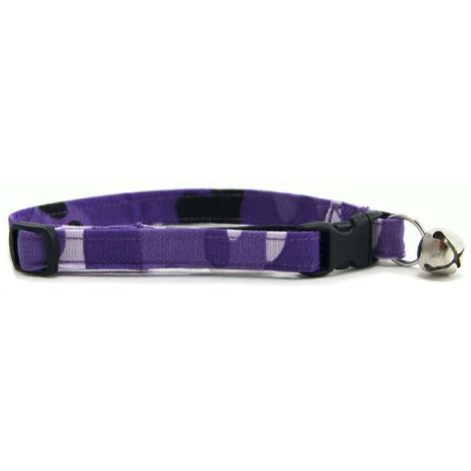 Purple Camo Cat Collar