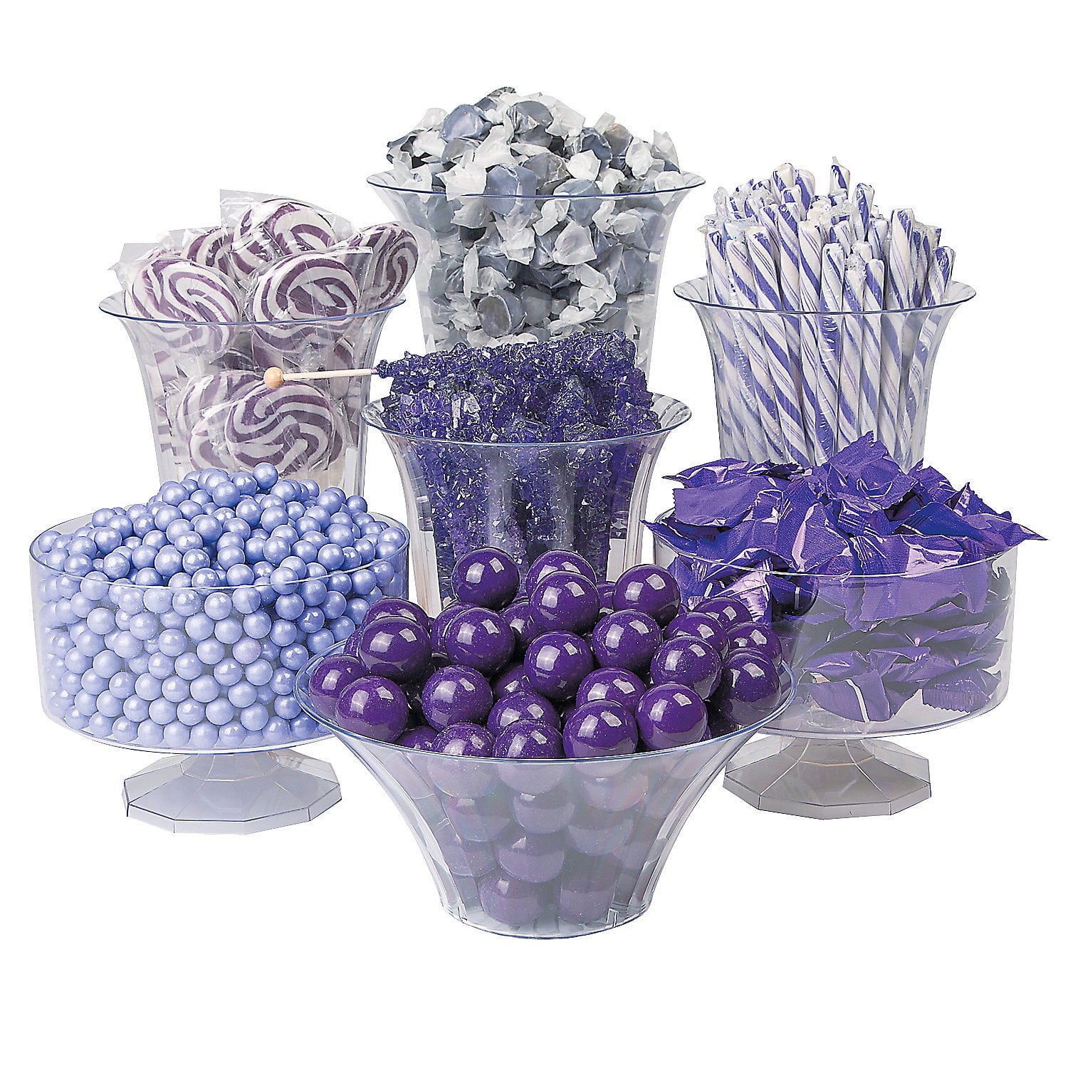 Purple Candy Buffet Assortment, Edibles, Wedding, 1 Pieces, image size:1500x1500