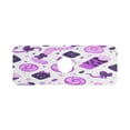 thumbnail image 1 of Purple Candy Pattern Single Compact Faucet Drying Pad 14.7x5.4in Absorbent Mat for Small Sinks, Vanity Countertops, 1 of 10