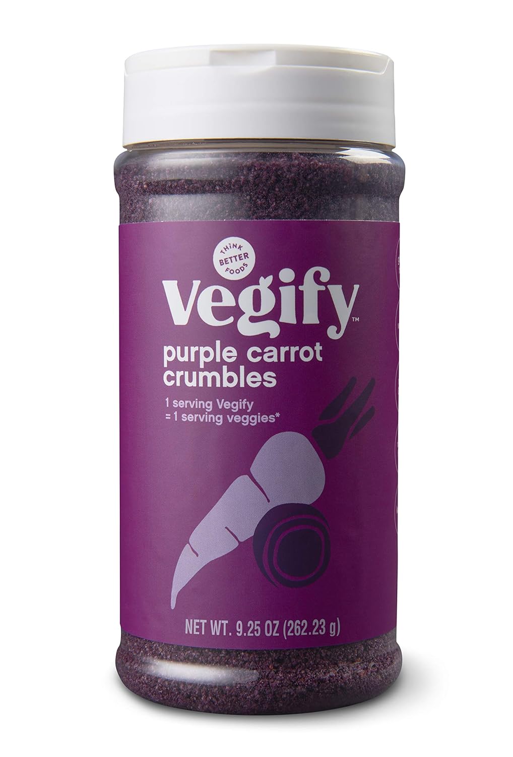 Purple Carrot Veggie Crumbles 9.25 oz 3 Pack A Serving of