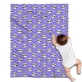 thumbnail image 1 of Purple Cartoon Cat Unicorn Pattern Blanket,Comfortable Soft Lamb Wool Throw Blanket,All Season,Warm Lightweight Blankets for Sofa Bed Couch Living Room Chair,30"x40", 1 of 4