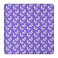 thumbnail image 1 of Purple Cartoon Unicorn Cloud Pattern Square Fitted Tablecloth with Elastic Edge,Square Table Cover,Washable Elastic Table Cover for Home Kitchen Party Decor 36"x36", 1 of 6