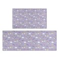 thumbnail image 1 of Purple Cartoon Unicorn Rainbow Cloud Moon Lollipop Kitchen Rugs Sets Of 2,Anti Fatigue Kitchen Mat Rugs Non Slip Washable,Decorative Kitchen Floor Mats for Kitchen,Sink,Laundry,17"x30"+17"x47", 1 of 7
