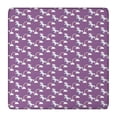 thumbnail image 1 of Purple Cartoon Unicorn Rainbow Square Fitted Tablecloth with Elastic Edge,Square Table Cover,Washable Elastic Table Cover for Home Kitchen Party Decor 36"x36", 1 of 6