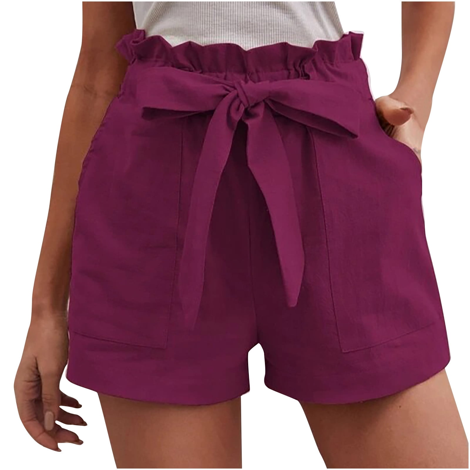 M【herlipto】Quilted Flare Bell Shorts Amazon.com: Sidefeel Women's Jean Shorts High Waisted Button