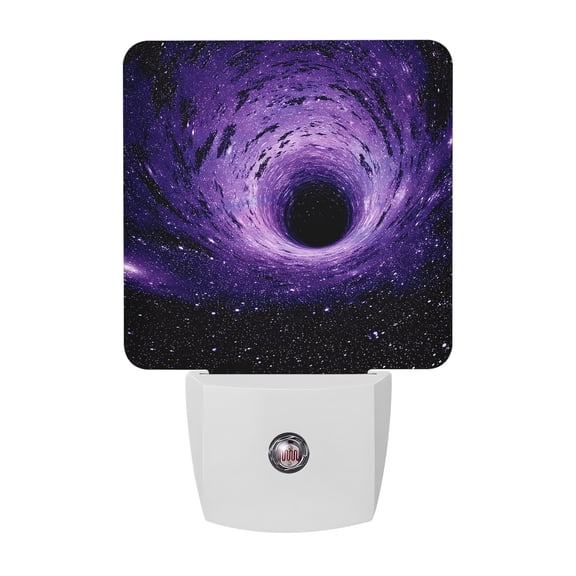 Purple Celestial Light Night Lights, Minimalist Stars Cosmic Fog Smart Auto Dusk to Dawn Sensor Nightlights Plug-in Nightlight for Bedroom Bathroom Living Room Kitchen Hallway