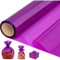 Cellphane Paper Rol Purple Cellophane Wrap Roll 82 Ft X 17 In Halloween Cellophane Paper ...