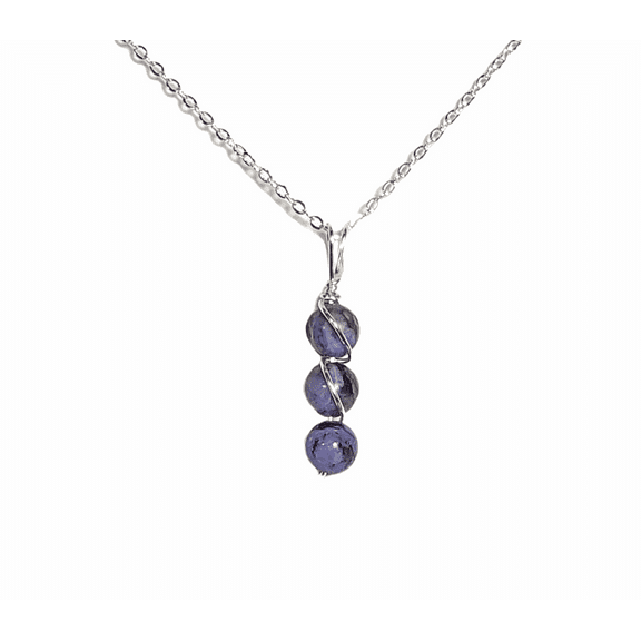 Purple Charoite Bead Necklace