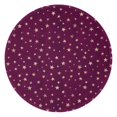 thumbnail image 1 of Purple Christmas Star Pattern Round Blanket,Comfortable Soft Flannel Throw Blanket,All Season,Warm Lightweight Blankets for Sofa Bed Couch Living Room Chair 47"x47", 1 of 5