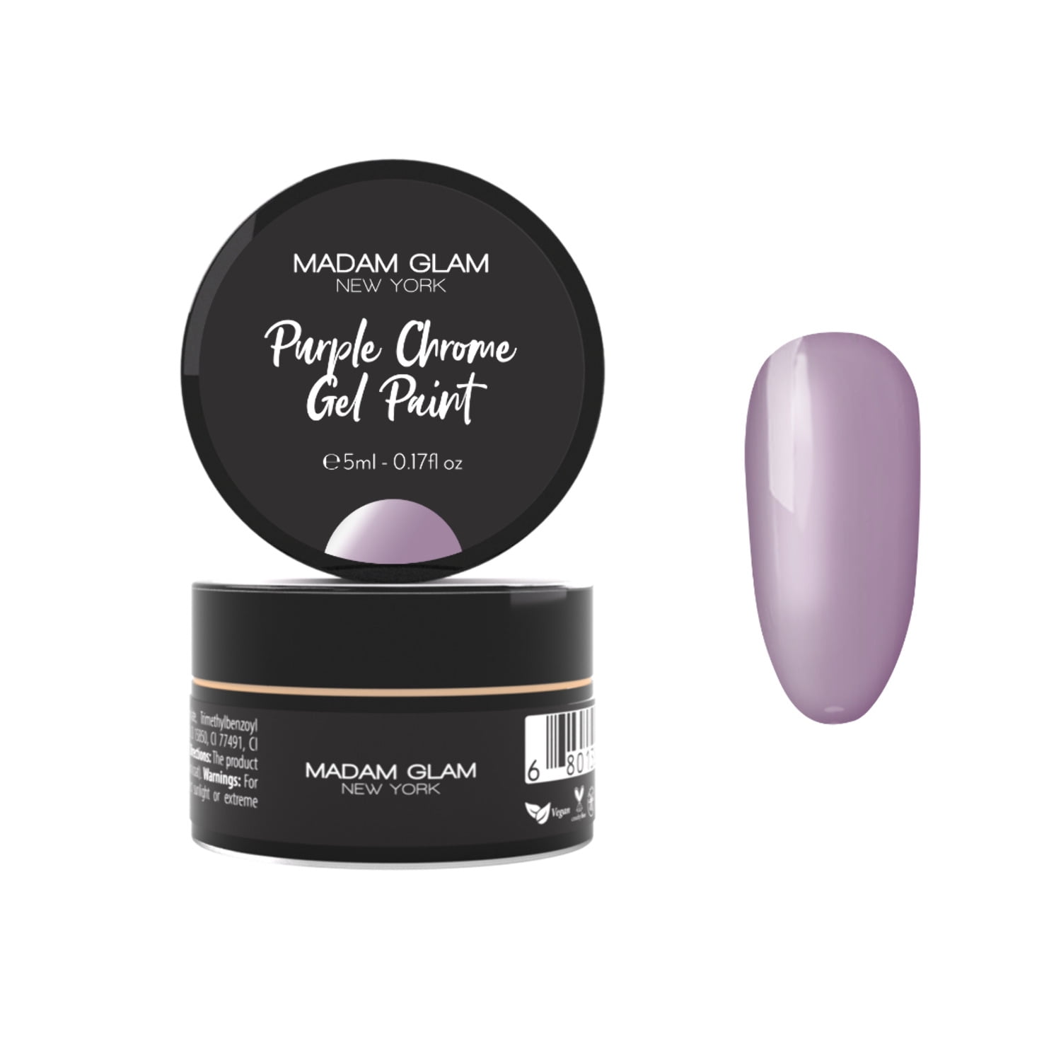 Purple Chrome Gel Paint