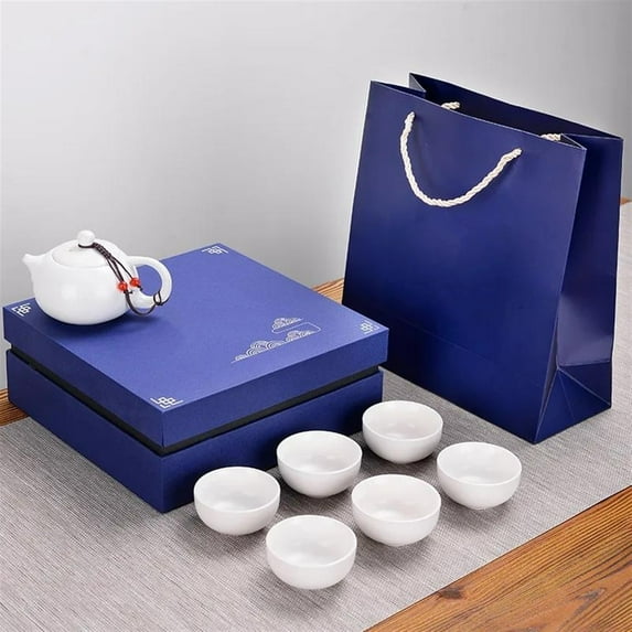 Purple Clay Tea SetTeapotTea CupSet Company Business Gift Kung Fu Tea Set