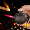 thumbnail image 1 of Purple Clays Pot Lighter with Rotating Decompression, Metal Windproof Blue Flame Gift Case, 1 of 6