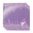 thumbnail image 1 of Purple Cloth Napkins, Modern Minimalist Silver Gradient Texture Art Washable and Reusable Dinner Napkins Set of 4, Table Napkin for Kitchen Party Birthday Wedding Hotel Housewarming 20"x20", 1 of 8