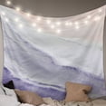 thumbnail image 1 of Purple Coastal Wave Tapestry for Bedroom Wall Hanging Tapestry, Summer Modern Ocean Beach Ceiling Backdrop Tapestries Poster Blanket Wall Decor for Teens Room Living Room Dorm 51" x 59", 1 of 8