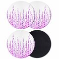 thumbnail image 1 of Purple Coasters Set of 4, Absorbent Coasters for Drinks, Polka Dots Watercolor Abstract Art Coaster for Desk Coffee Table Protection, Home Decor House Warming Gifts 4", 1 of 8