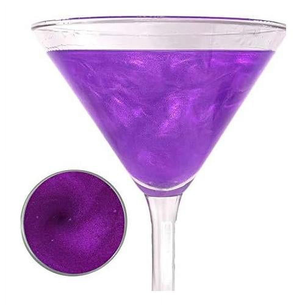 Purple Cocktail Glitter All Natural Edible Glitter For Drinks, Beverage Glitter, Champagne