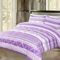 thumbnail image 1 of Purple Comforter Twin 5 Piece All Season Bedding Twin Comforter Bed in A Bag- Ultra Soft 100% Microfiber Polyester - Twin Bedding Sets for Girls with Fitted Sheet ， Flat Sheet, 1 of 5