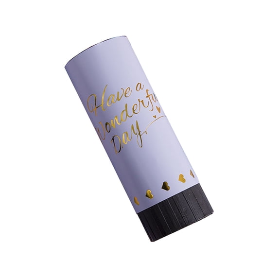 Purple Confetti Guns Party Cannons Confetti Launchers With Pneumatic Mechanism Pvc Material For Birthdays Weddings Festivals Celebrations 4.33 In 0.07Lb