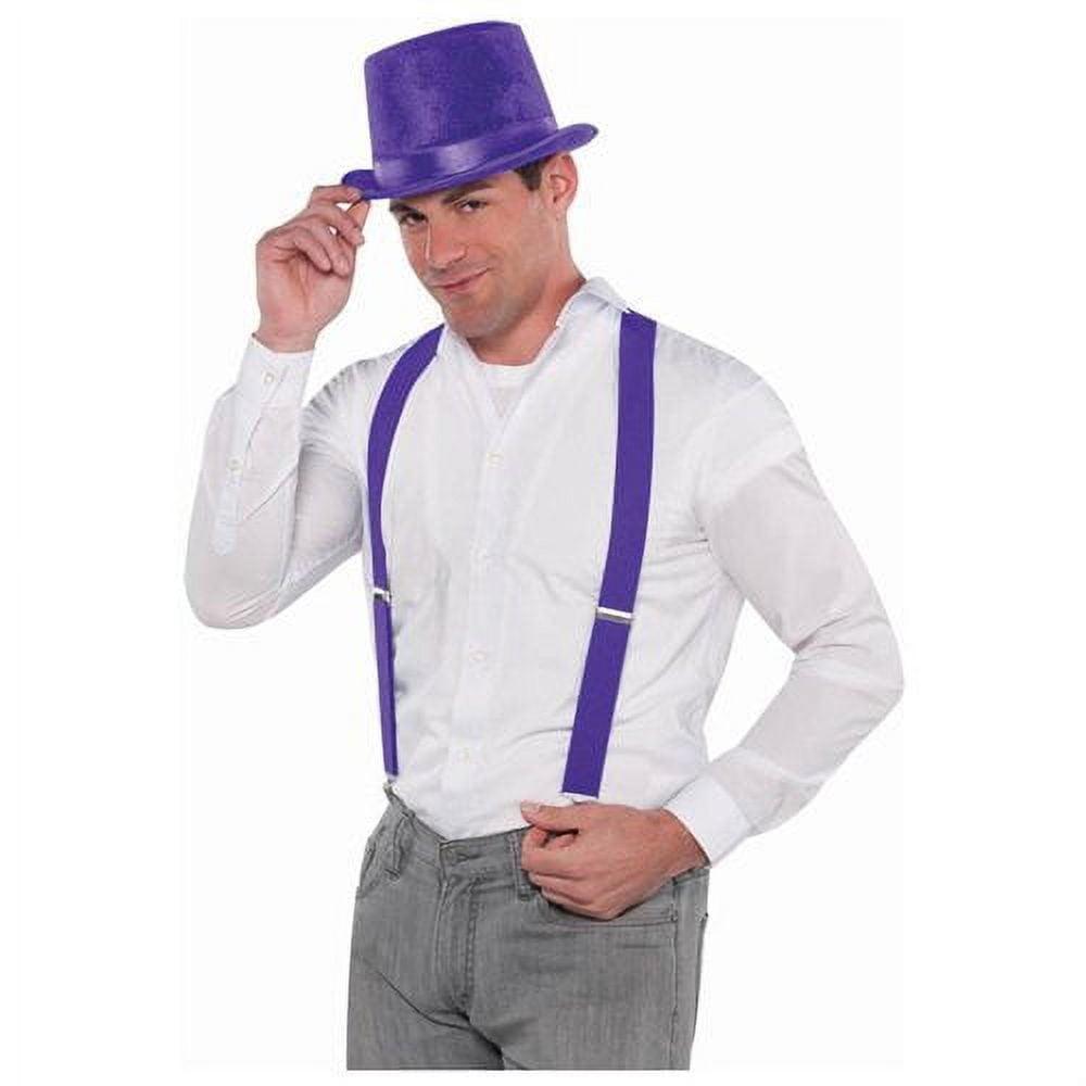 purple dress suspenders Purple Costume Suspenders (1 set)