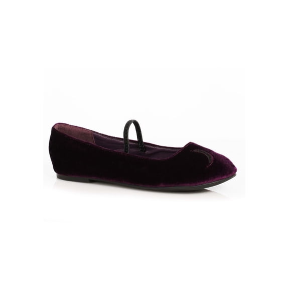 Purple Crescent Witch Flat for Girls