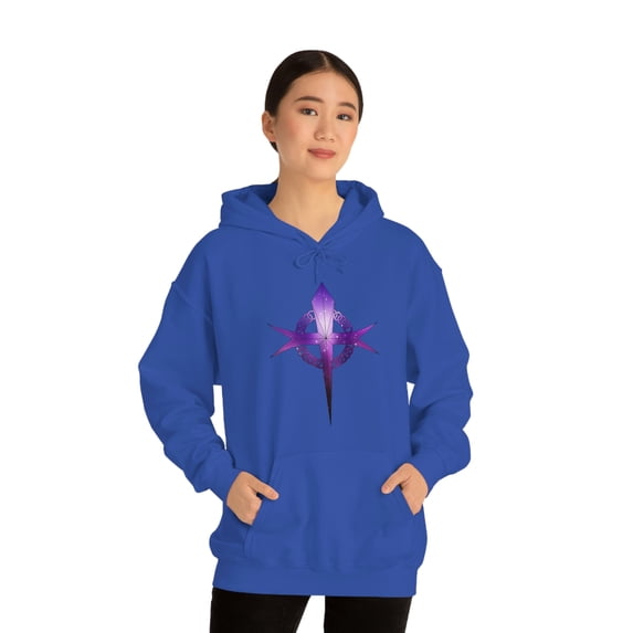 Purple Cross Hoodie