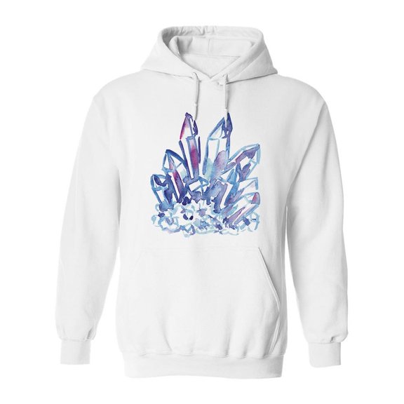 Purple Crystal Hoodie Men -Image by Shutterstock, Male Large