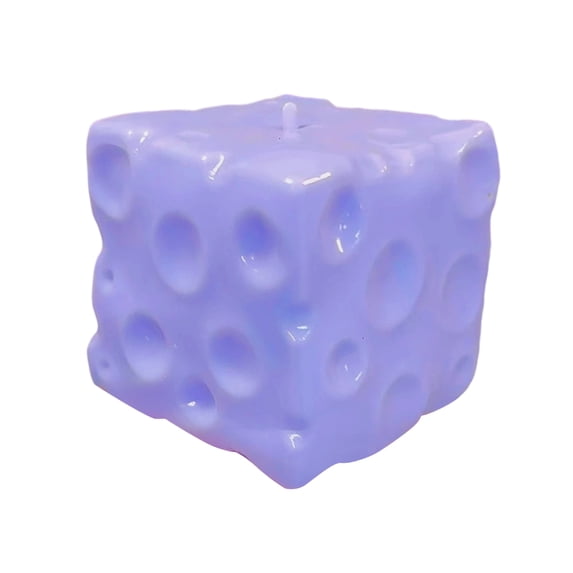 Purple Cube Candle, 2.75 Inch, Blueberry Purple - Walmart.com