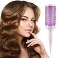 Purple Curl Brush Curl With Prongs Define Styling Brush Curl Clumping