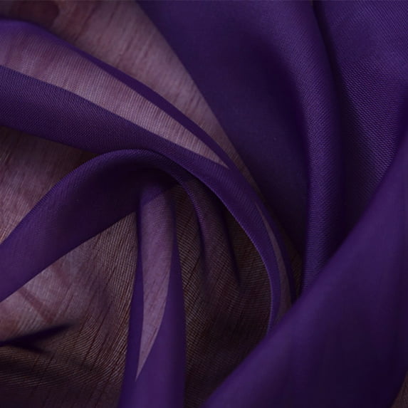 Purple Curtains 6Pack Sheer Curtains 98 Inches Long Colorful Curtains for Living Room Playroom Nurseries Bedroom Window Drape Panel Sheer Scarf Valances Cotton Material Variation Of Colors