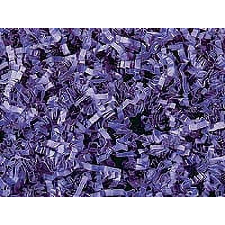 Purple Cut / Shredded Paper Gift Box & Basket Crinkle Paper 