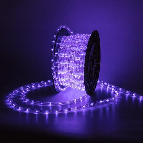 Purple Rope Light with 900 LED Cuttable and Connectable LED Strip Lights Indoor,Waterproof LED Rope Lighting for Patio, Garden, Bedroom, Party, Balcony Deck, Stairs, Christmas Decor