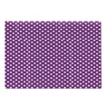 thumbnail image 1 of Purple Cutting Board, White Polka Dots Continuous Pattern on Vivid Purple Background Old Fashioned Style, Decorative Tempered Glass Cutting and Serving Board, Large Size, Purple White, by Ambesonne, 1 of 1