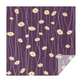 thumbnail image 1 of Purple Daisy Flower Wavy Lines Pattern Square Tablecloth,Waterproof Square Table Cover,Wipeable Spillproof Washable Table Cover for Home Kitchen Party Decor 42"X42"(107x107cm), 1 of 6